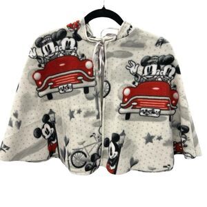 Carseat Cape With Slouchy Hood Youth One Size Fits Most Ages 12mo-5years Mickey